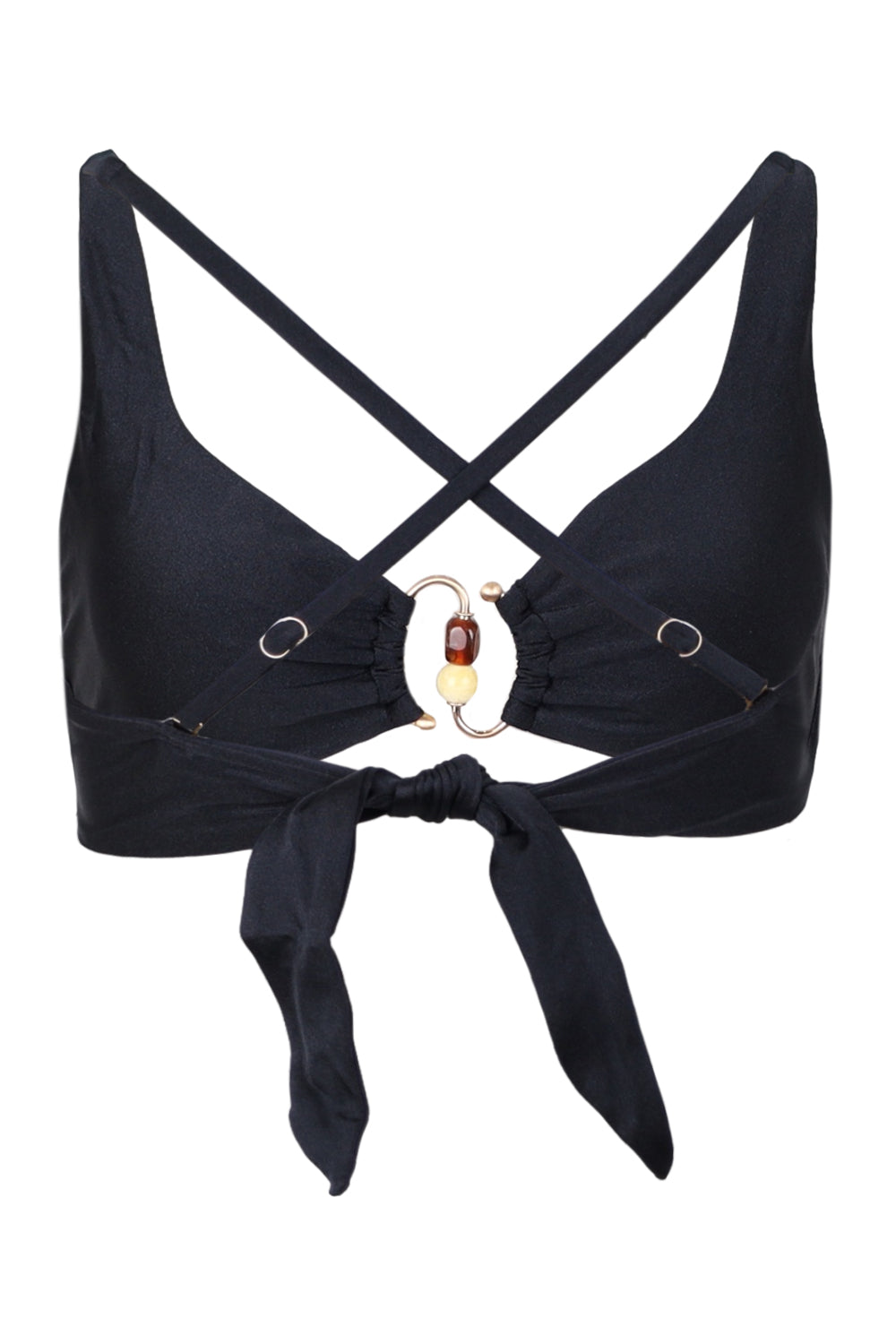 Load image into Gallery viewer, Multi Fit Longline Tri Bra Black

