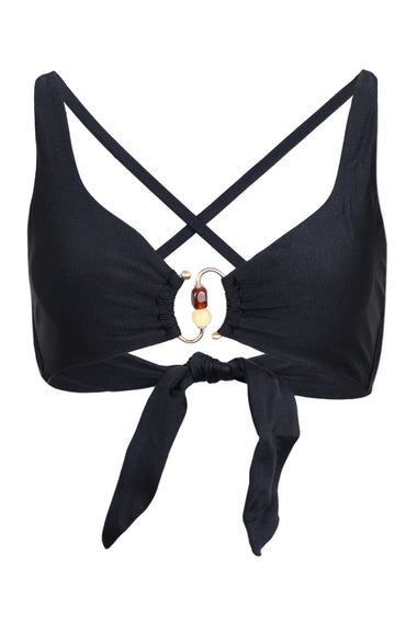 Multi Fit Longline Tri Bra Black