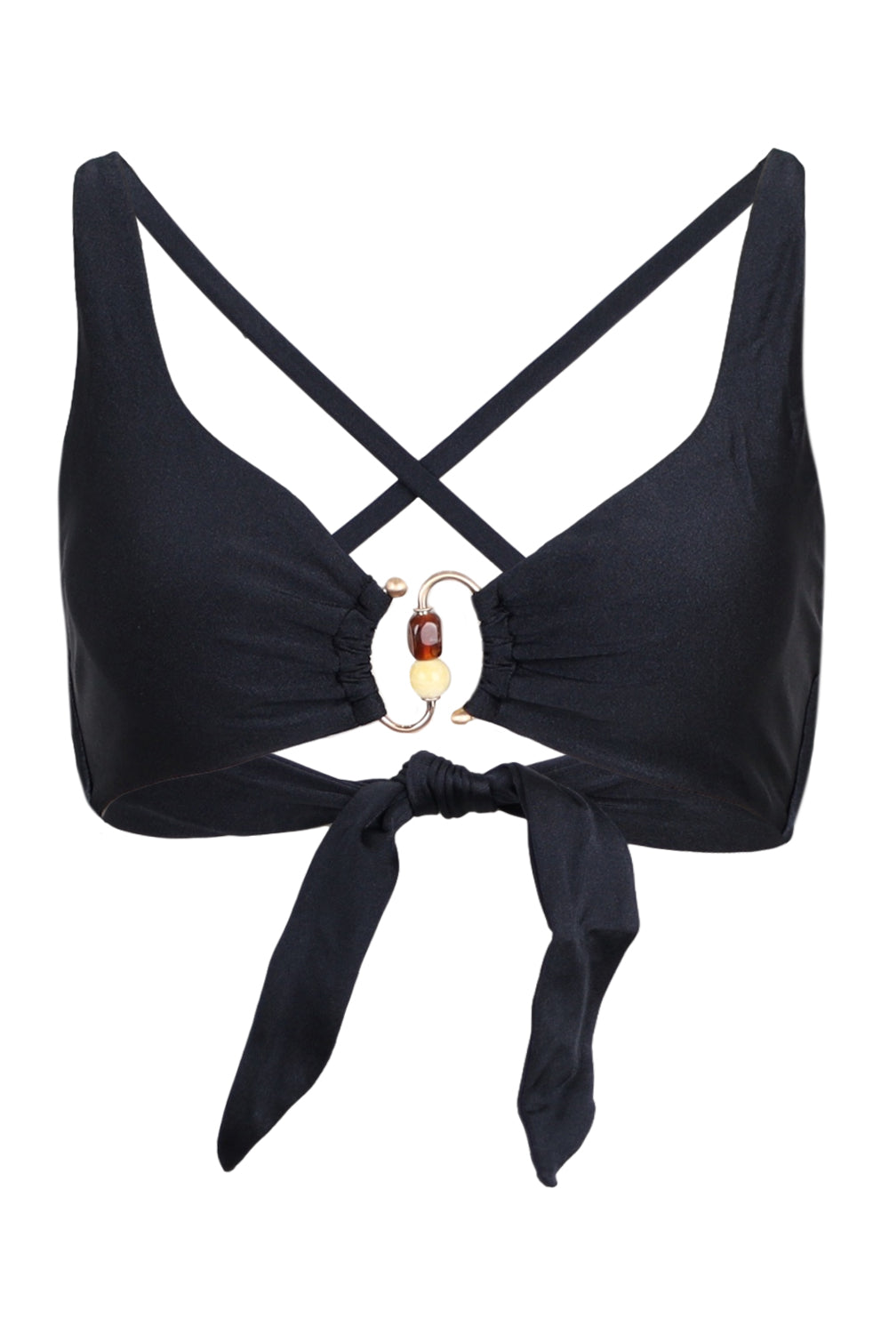 Load image into Gallery viewer, Multi Fit Longline Tri Bra Black
