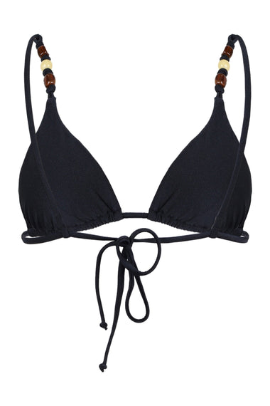Palermo Slide Tri Bikini Top Black