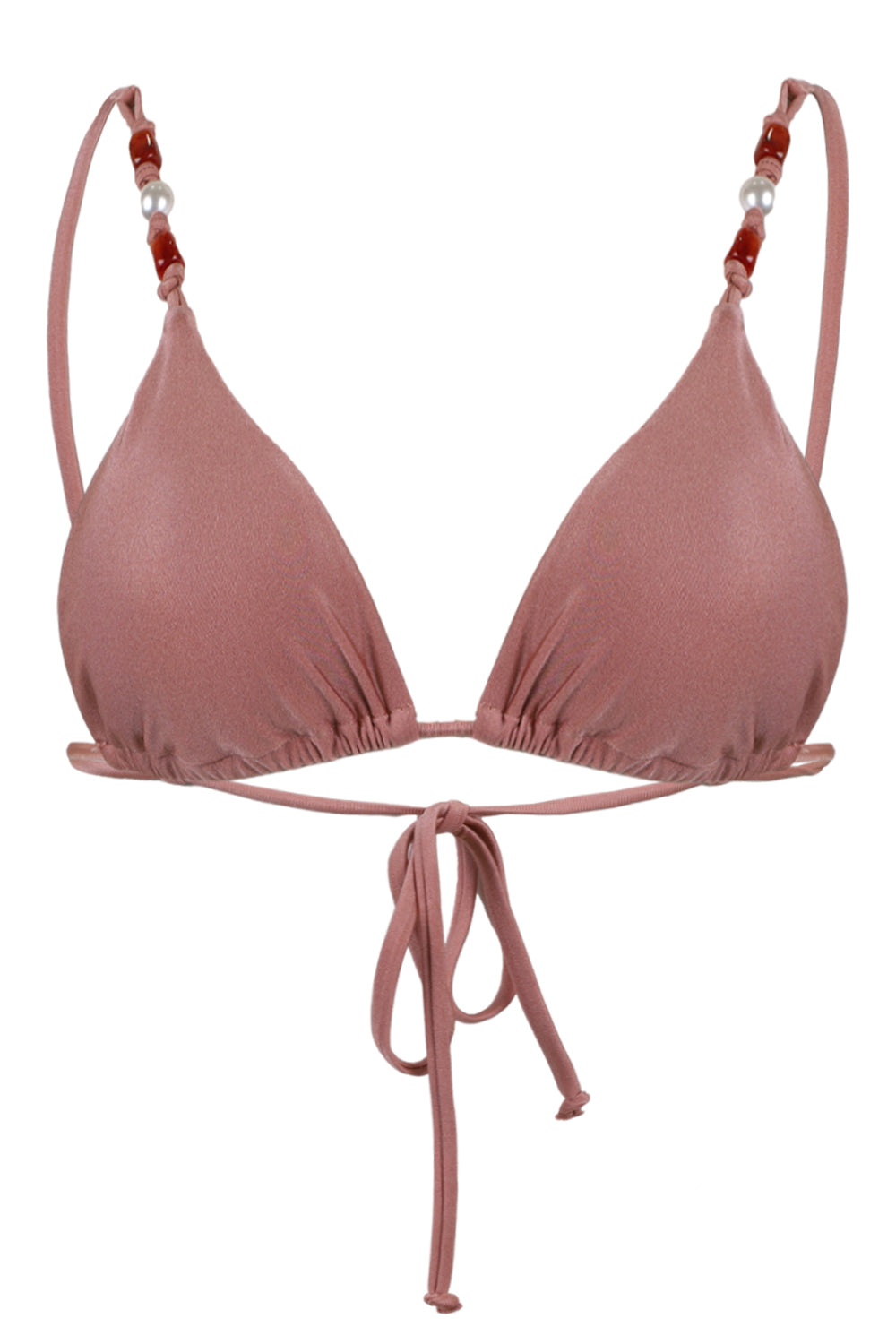 Load image into Gallery viewer, Palermo Slide Tri Bikini Top Mocha
