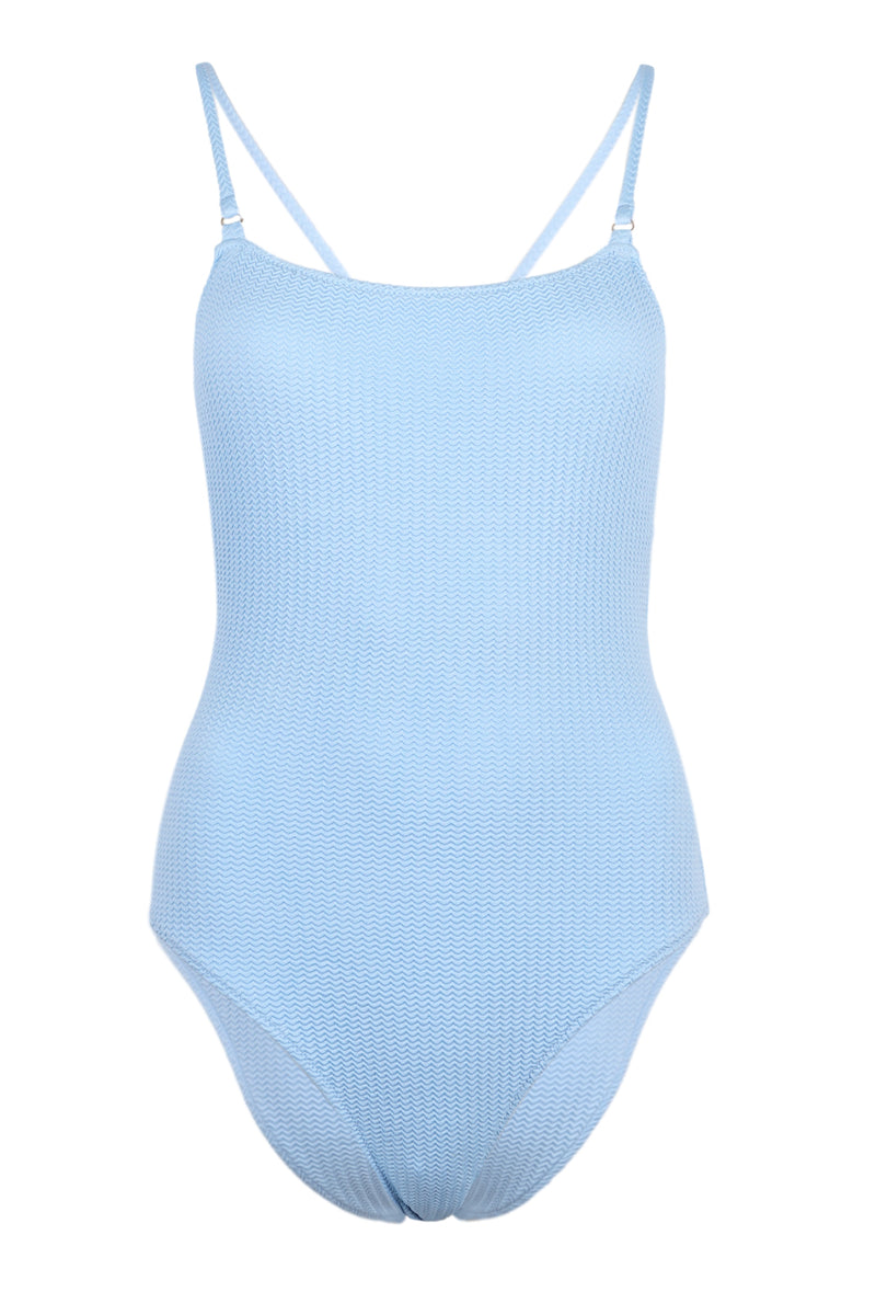 Scoop Neck One Piece Cornflower