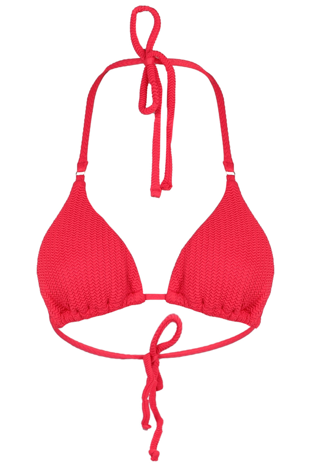 Load image into Gallery viewer, Slide Tri Bikini Top Chili Red
