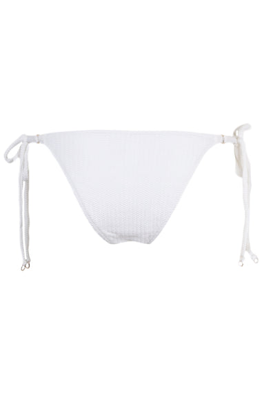 Tie Side Rio Pant White
