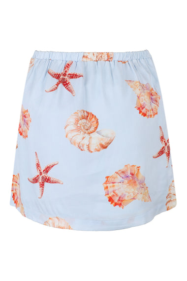 Adelyn Mini Skirt Blue Seashell