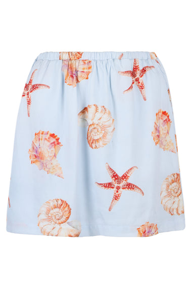 Adelyn Mini Skirt Blue Seashell