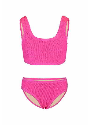 Berry Girls Crinkle Textured Bikini