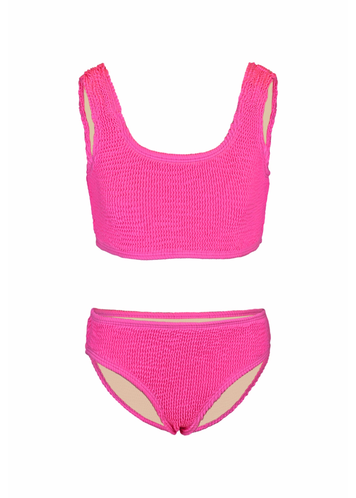 Load image into Gallery viewer, Berry Girls Crinkle Textured Bikini
