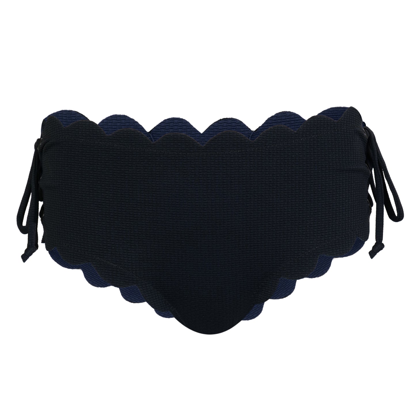 Spring Tie Bikini Bottom Black/Indigo - Bikini Top
