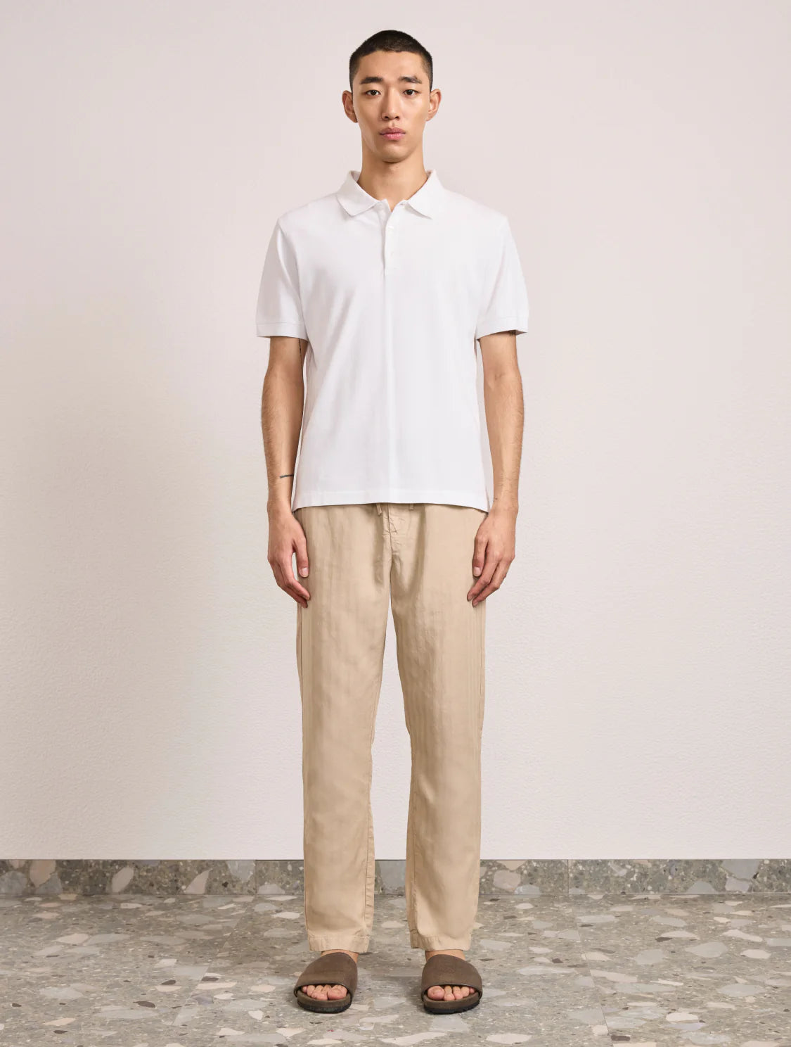Load image into Gallery viewer, Horacio Polo Button Up White
