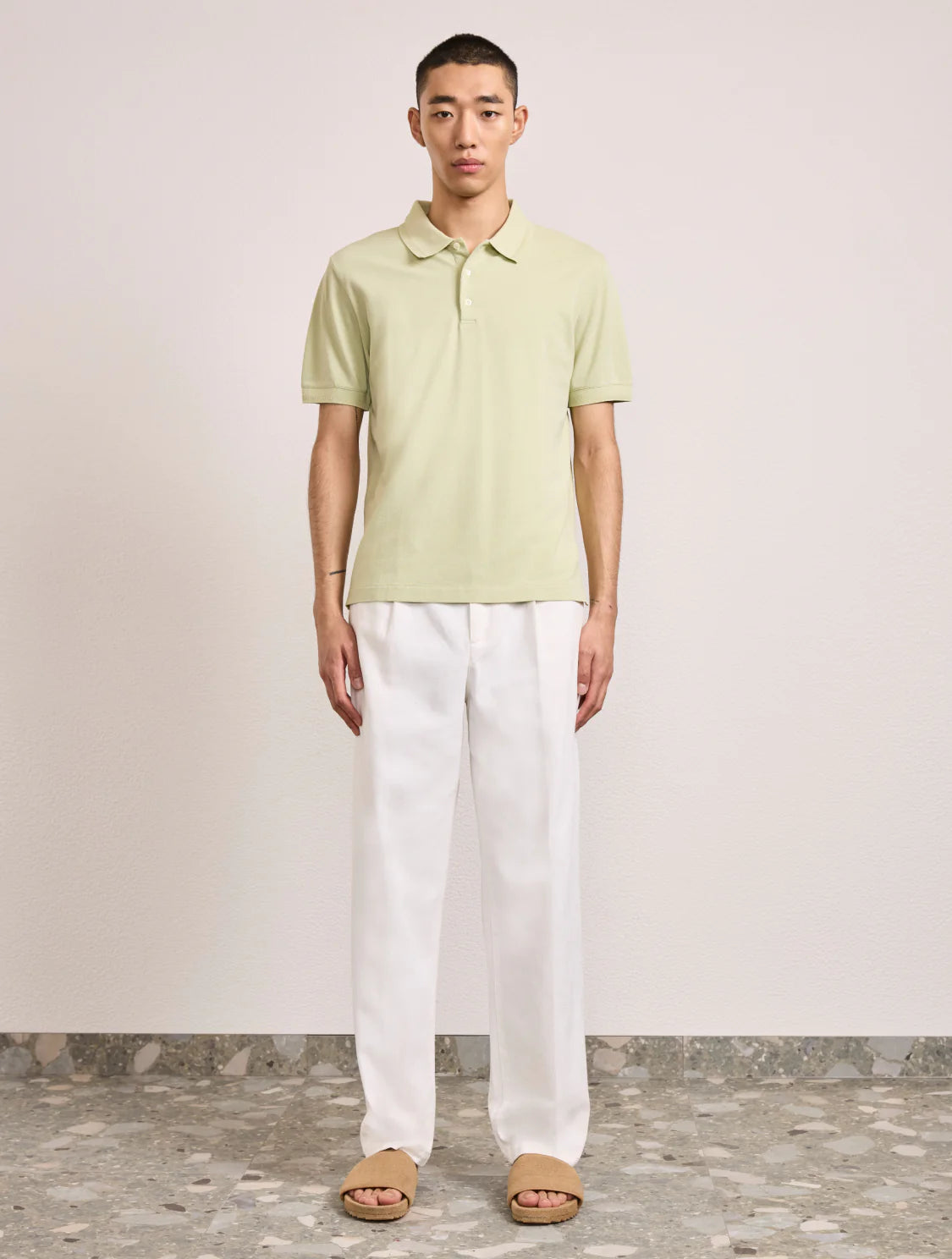 Load image into Gallery viewer, Horacio Polo Button Up Pistachio

