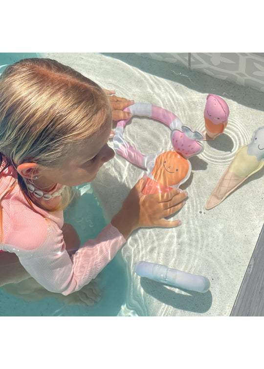 Load image into Gallery viewer, Dive Buddies Cotton Candy Multi Set of 6 - Beach Toy
