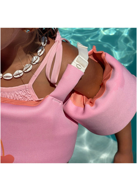 Load image into Gallery viewer, Floatie Jacket Cotton Candy Cherry - 4-6 YRS - Swim Vest
