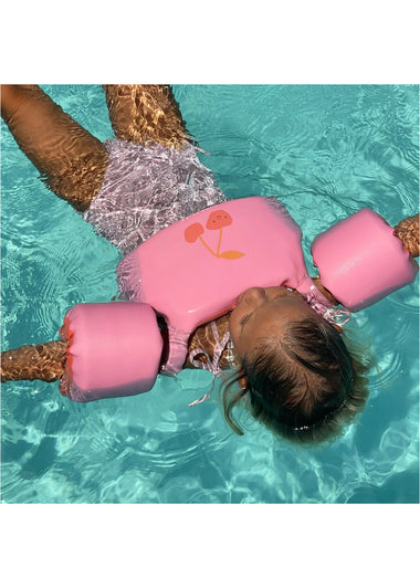 Floatie Jacket Cotton Candy Cherry - 4-6 YRS - Swim Vest
