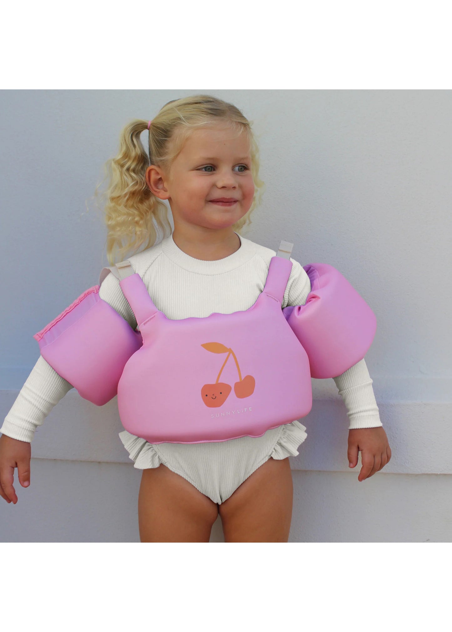 Load image into Gallery viewer, Floatie Jacket Cotton Candy Cherry - 4-6 YRS - Swim Vest
