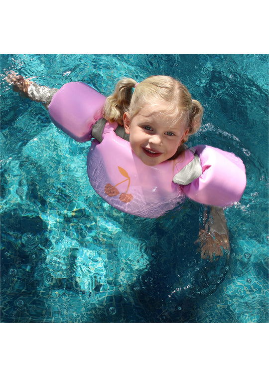 Load image into Gallery viewer, Floatie Jacket Cotton Candy Cherry - 4-6 YRS - Swim Vest
