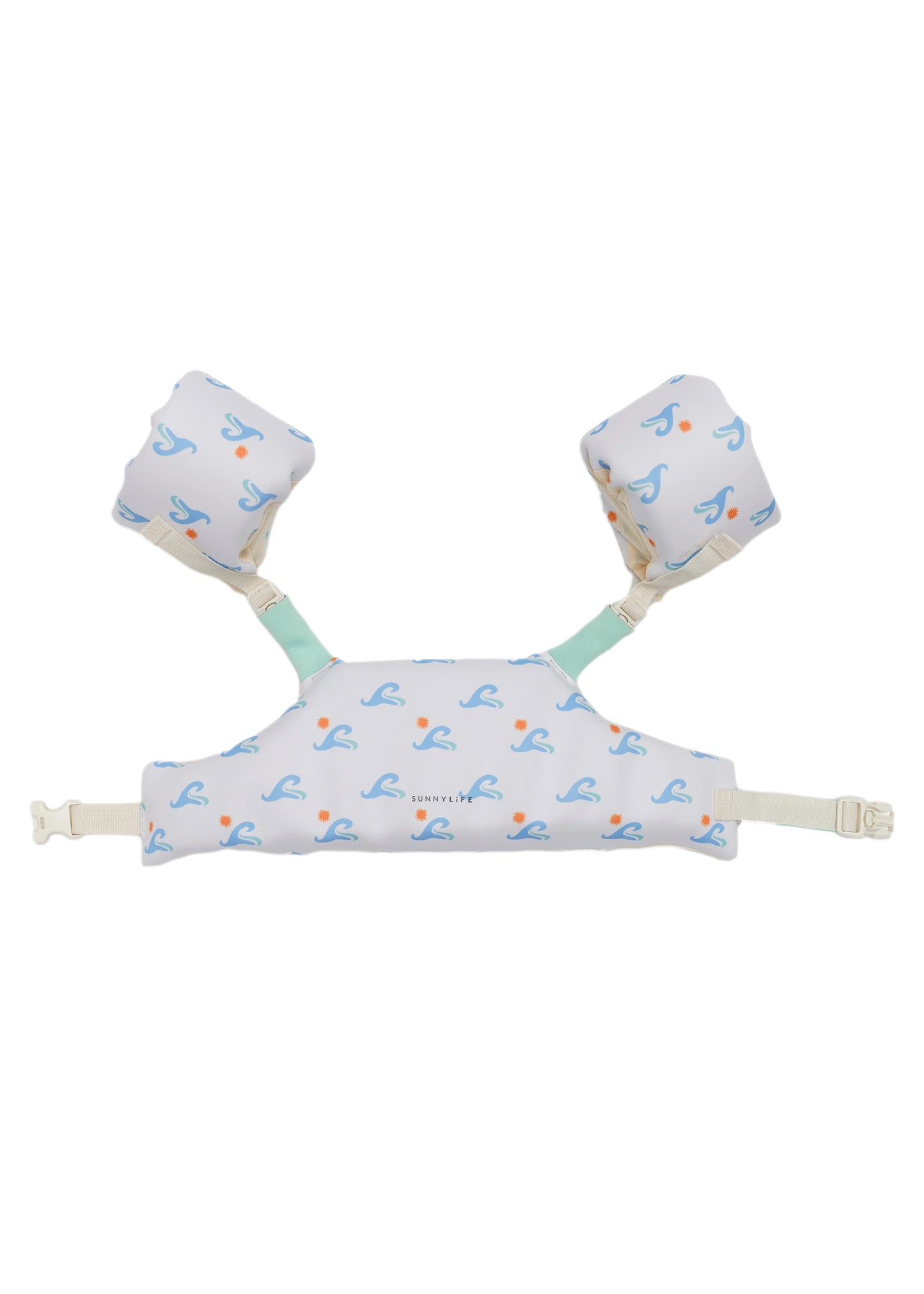 Load image into Gallery viewer, Floatie Jacket Sid the Seagull Blue Wave - 4-6 YRS - Swim Vest
