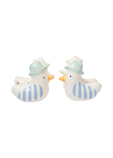 Kids Inflatable Arm Bands Sid the Seagull Blue Stripe - Arm Band