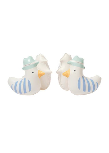Kids Inflatable Arm Bands Sid the Seagull Blue Stripe - Arm Band