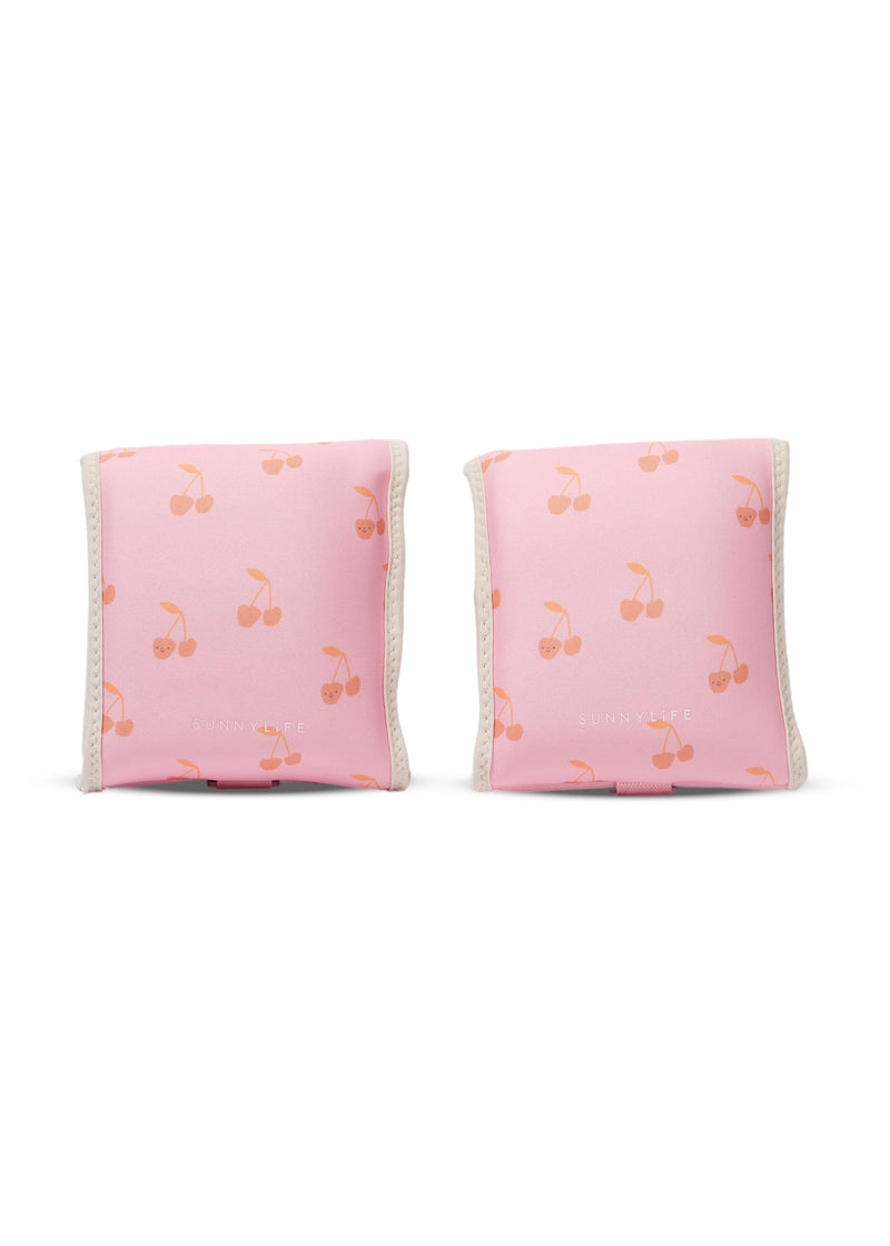 Kids Neoprene Arm Bands Cotton Candy Cherry