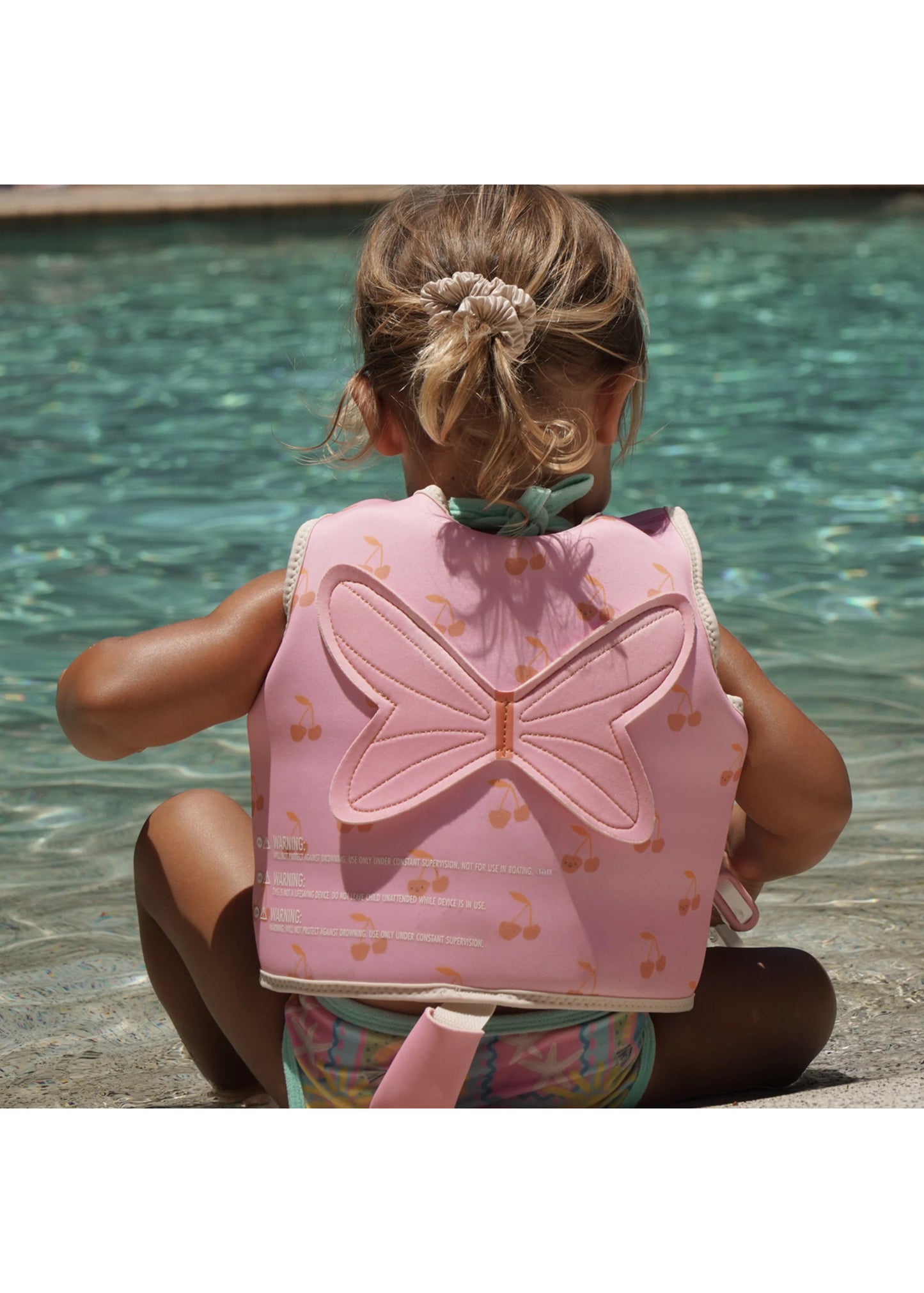 Load image into Gallery viewer, Kids Swim Vest Cotton Candy Cherry - Swim Vest
