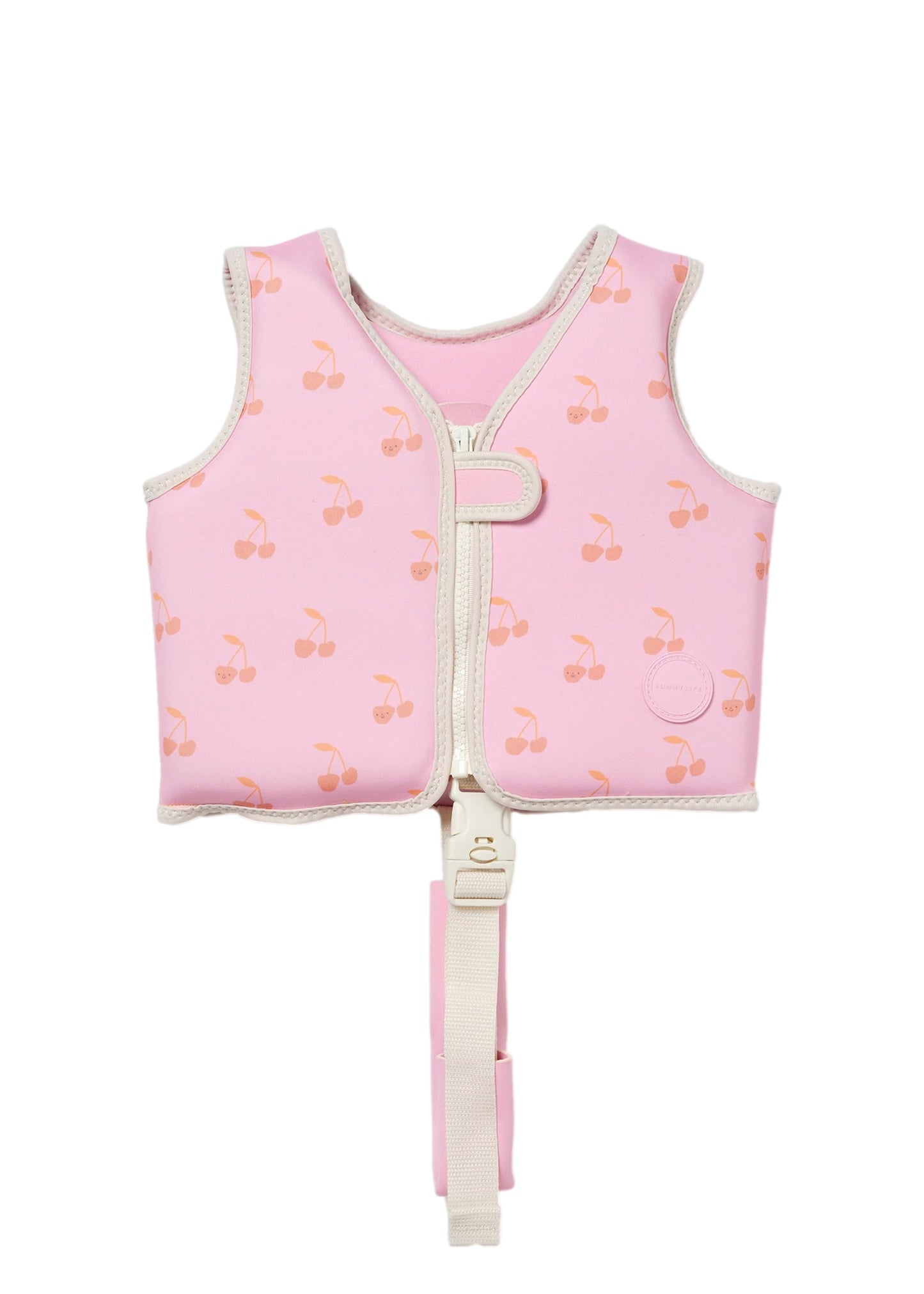 Load image into Gallery viewer, Kids Swim Vest Cotton Candy Cherry - Swim Vest
