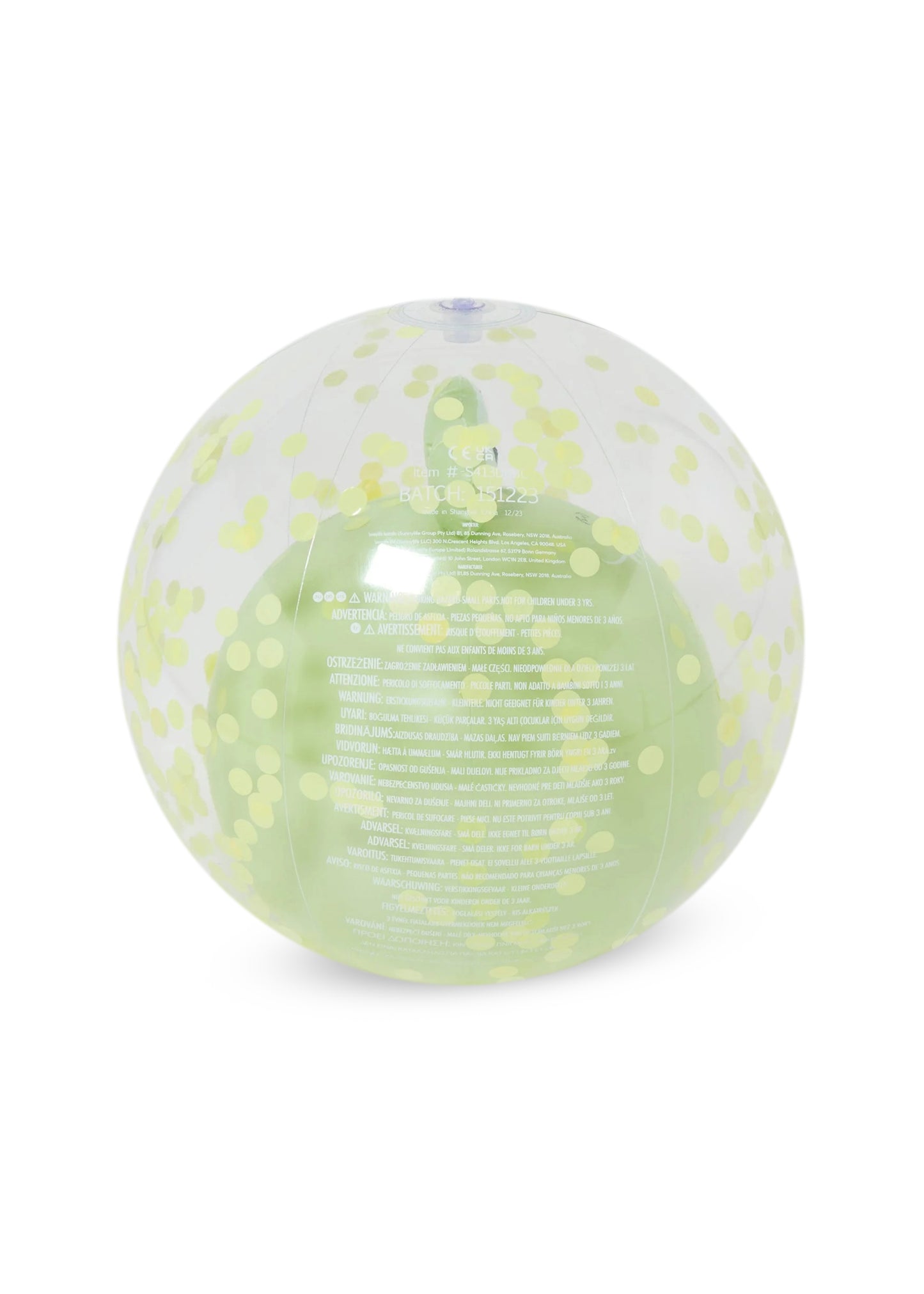 Load image into Gallery viewer, 3D Inflatable Beach Ball Cookie the Croc Light Khaki - ONE SIZE - Beach Toy
