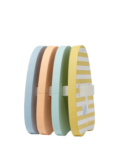 Bubble Back Float Sid the Seagull Mustard Stripe - Pool Inflatable