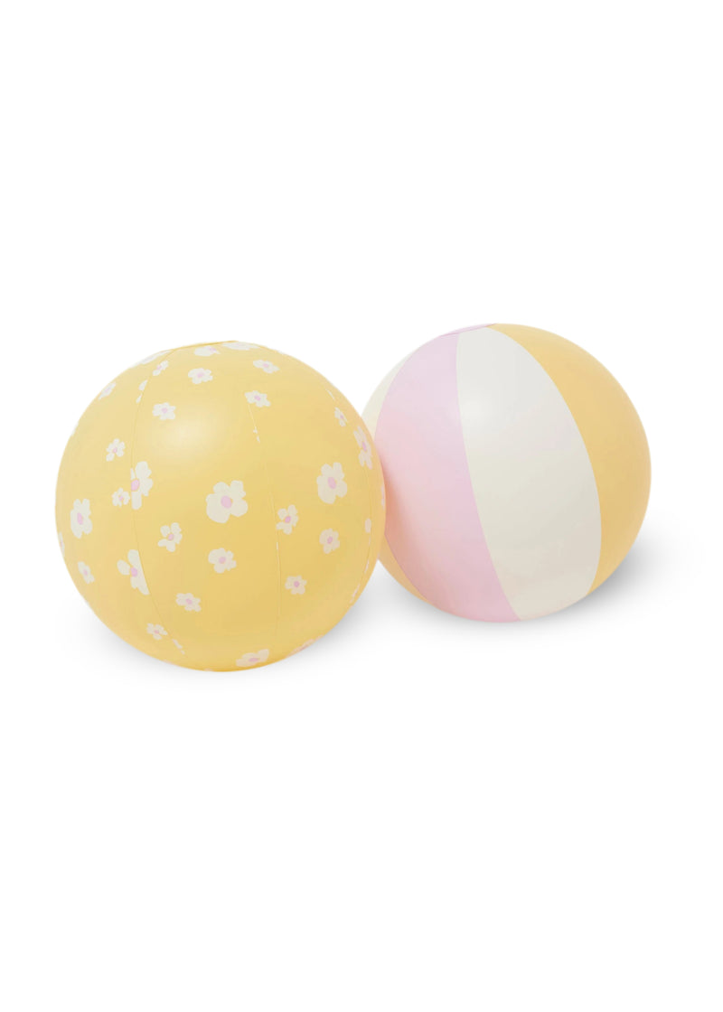 Inflatable Beach Ball Set of 2 Princess Swan Multi