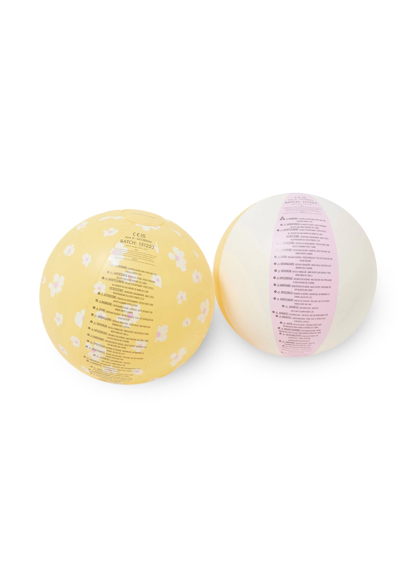 Load image into Gallery viewer, Inflatable Beach Ball Set of 2 Princess Swan Multi - ONE SIZE - Beach Toy
