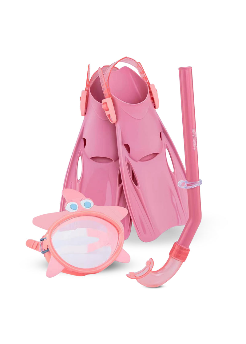 Kids Dive Set Small Ocean Treasure Rose