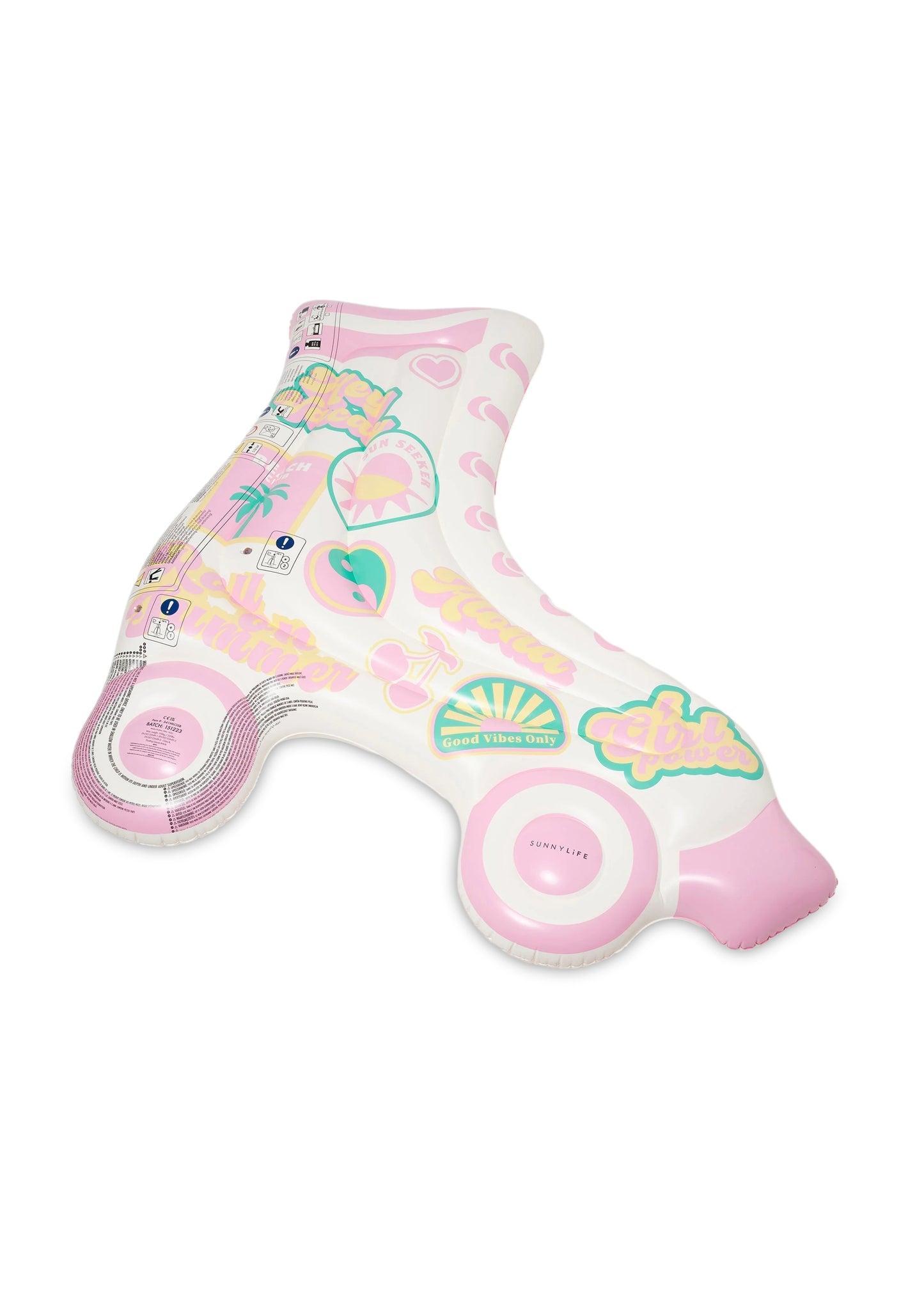 Load image into Gallery viewer, Kids Lie-On Float Summer Sherbet Multi - ONE SIZE - Pool Inflatable
