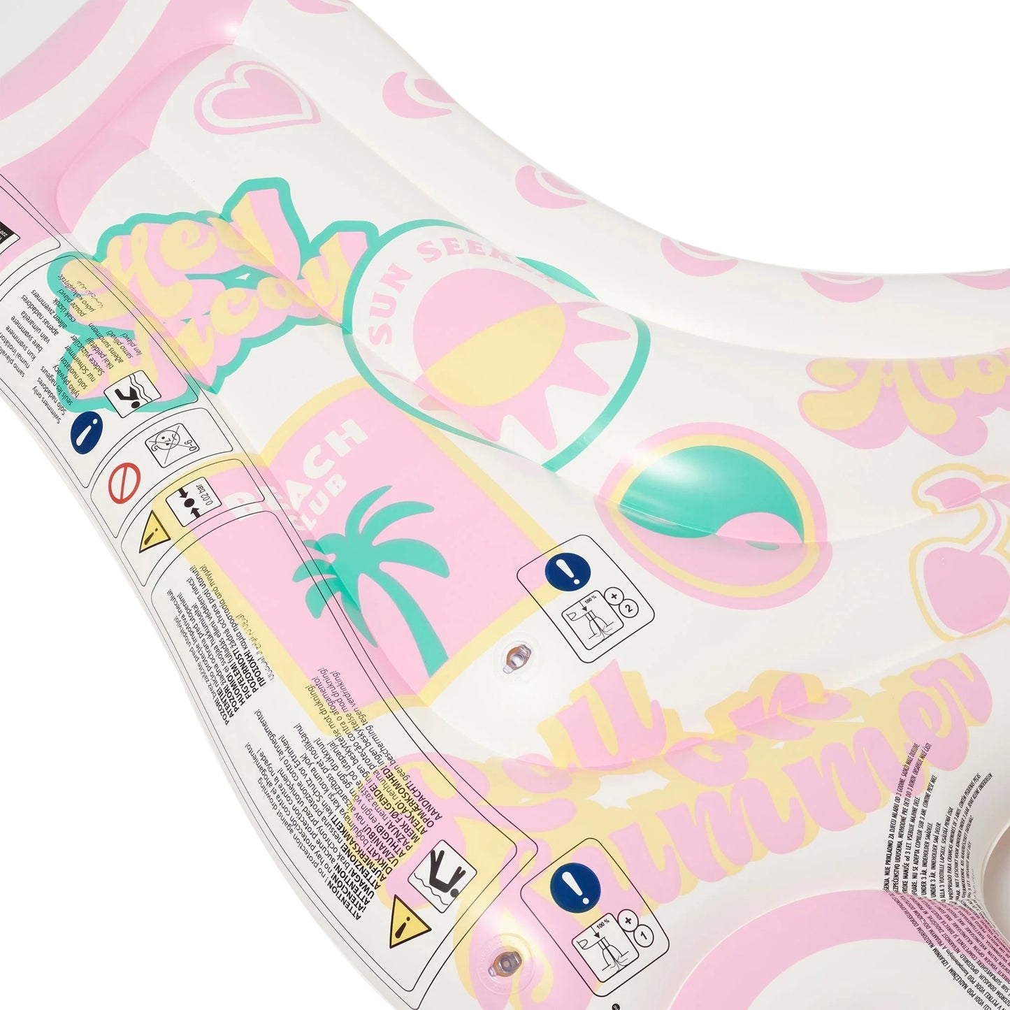 Load image into Gallery viewer, Kids Lie-On Float Summer Sherbet Multi - ONE SIZE - Pool Inflatable
