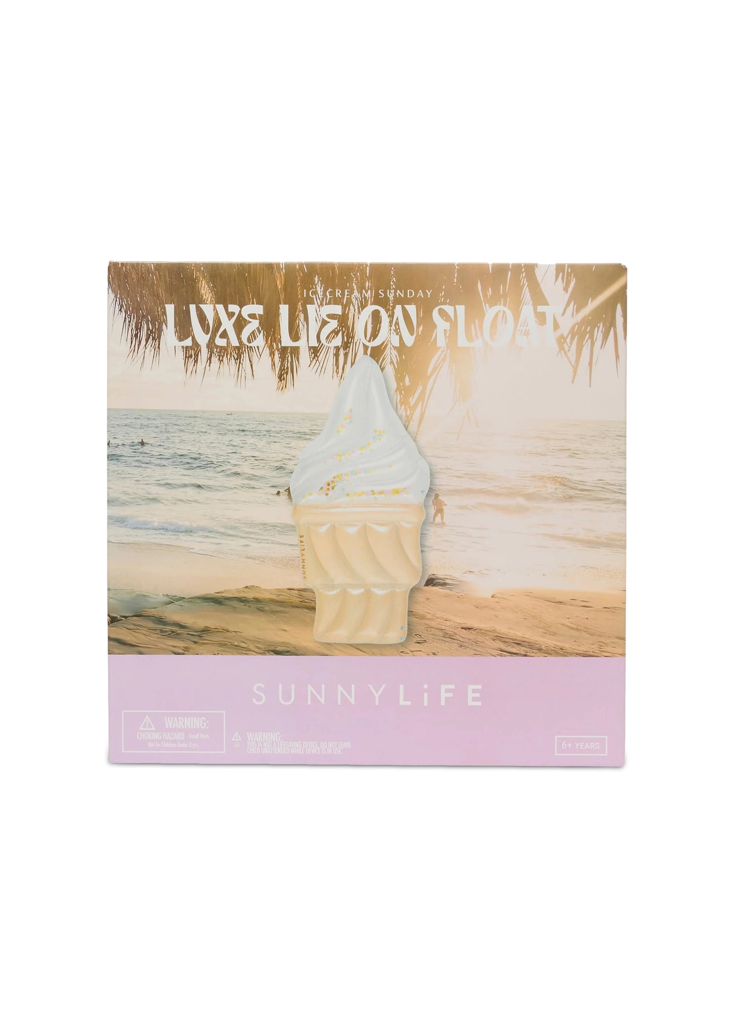 Load image into Gallery viewer, Luxe Lie-On Float Ice Cream Sunday Multi - ONE SIZE - Pool Inflatable
