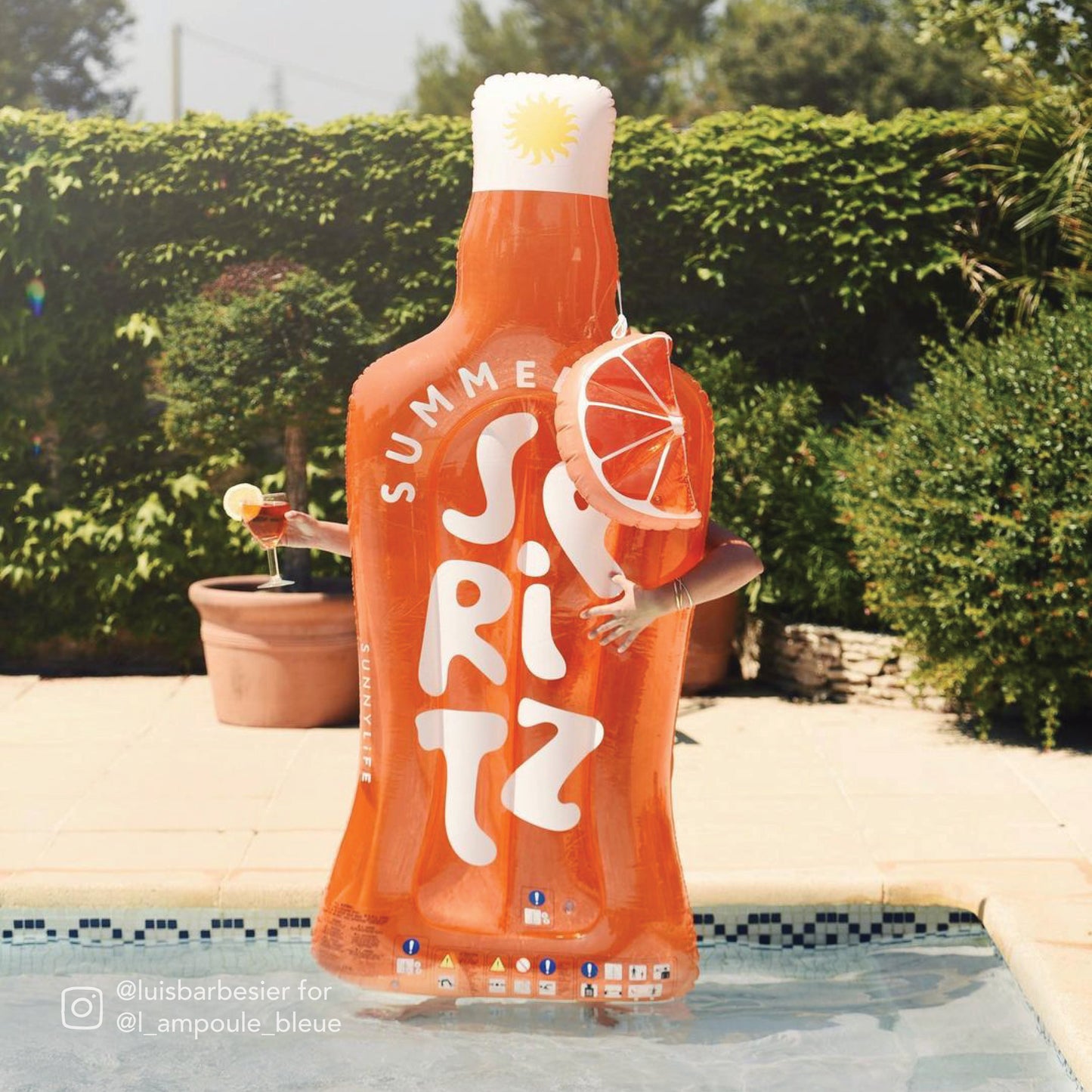 Load image into Gallery viewer, Luxe Lie On Float Summer Spritz - ONE SIZE - Pool Inflatable

