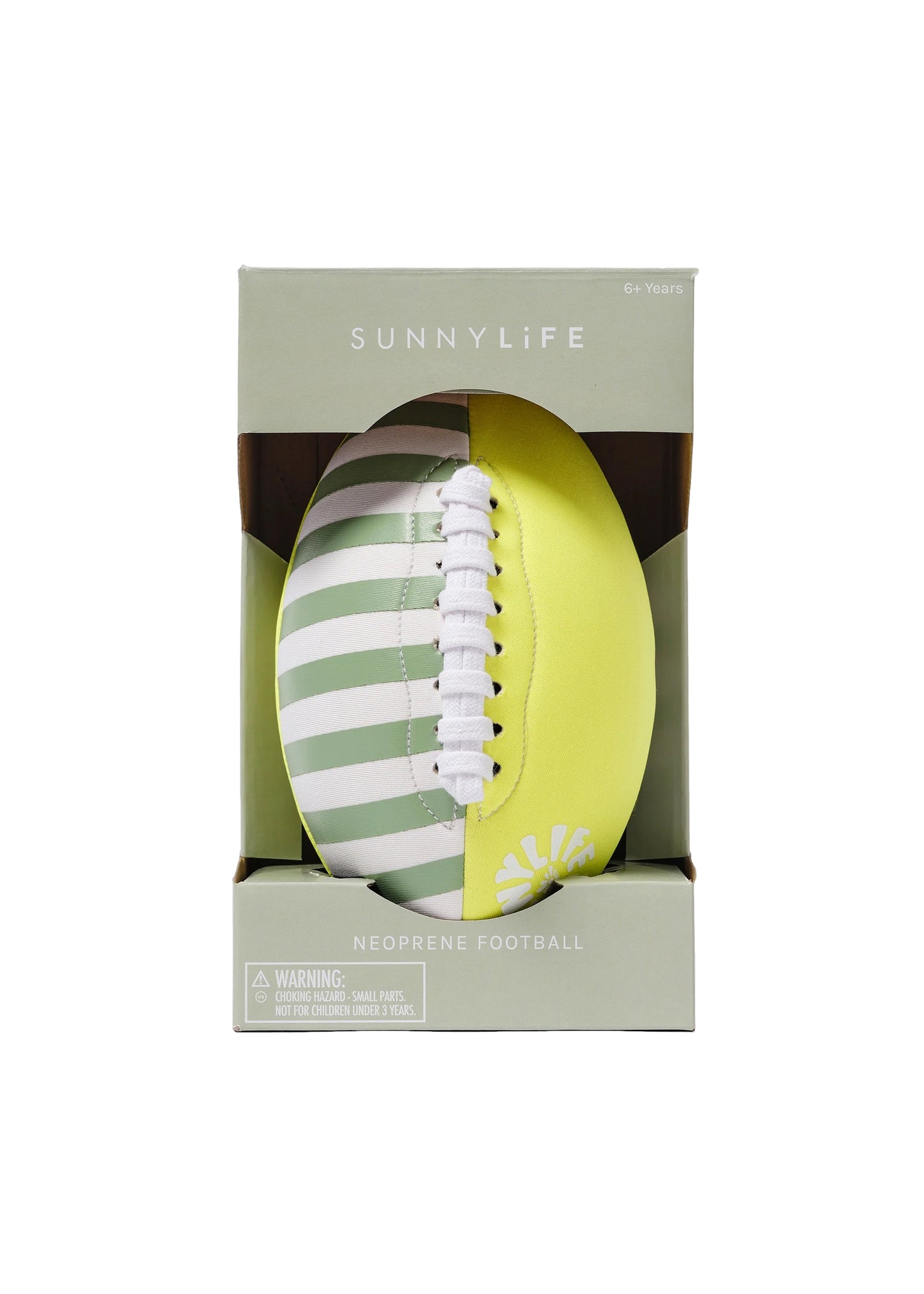 Load image into Gallery viewer, Neoprene Football Tides Out Citrus - Beach Toy
