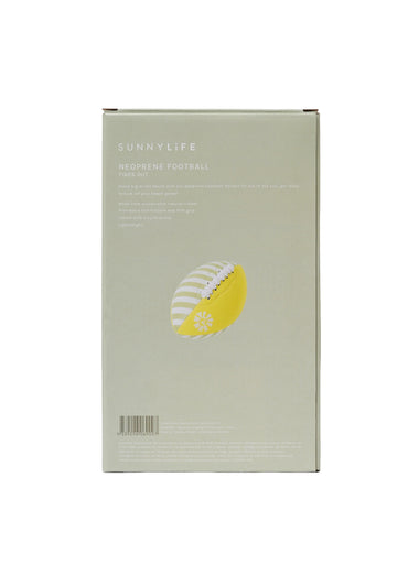 Neoprene Football Tides Out Citrus - Beach Toy