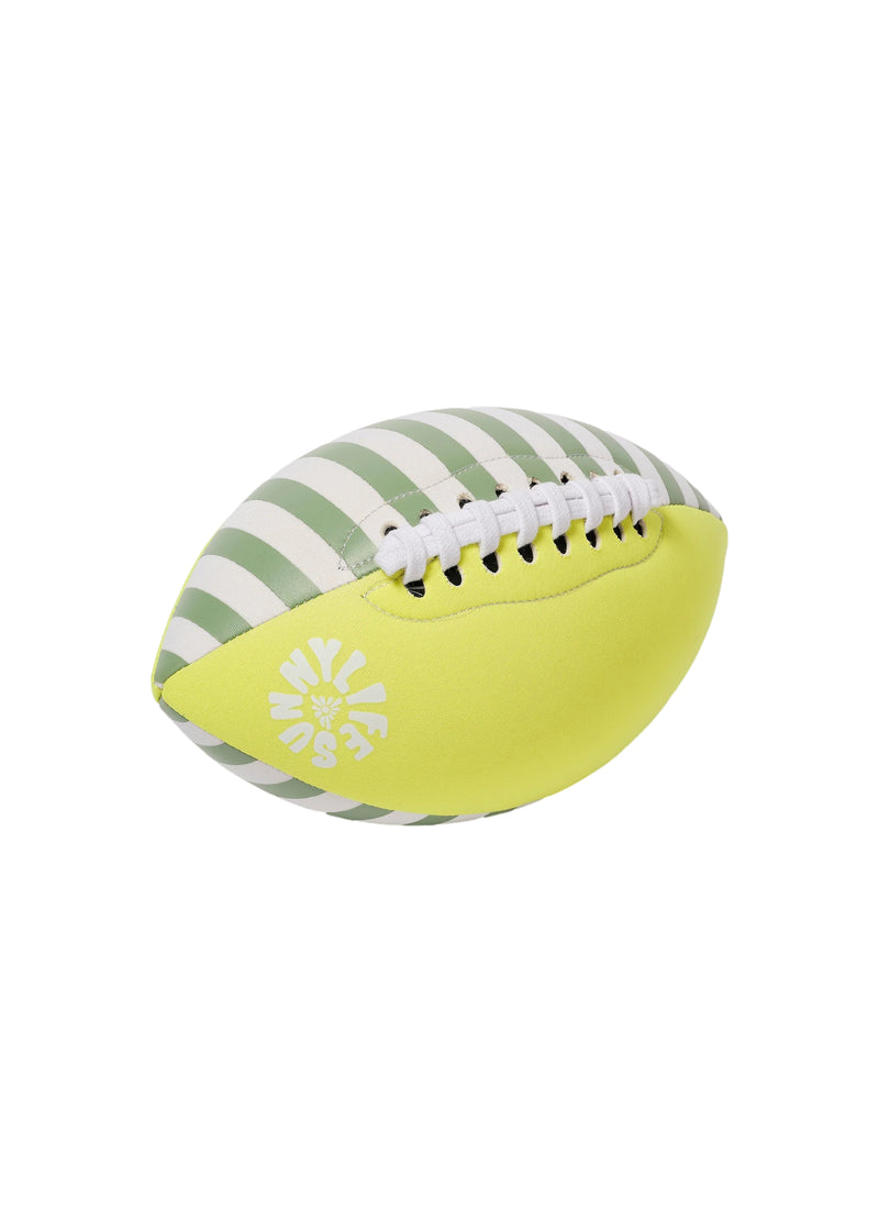 Neoprene Football Tides Out Citrus