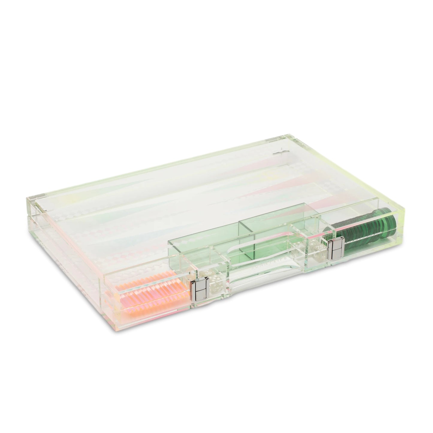 Load image into Gallery viewer, Ombre Lucite Backgammon Sherbert - ONE SIZE - Beach Toy
