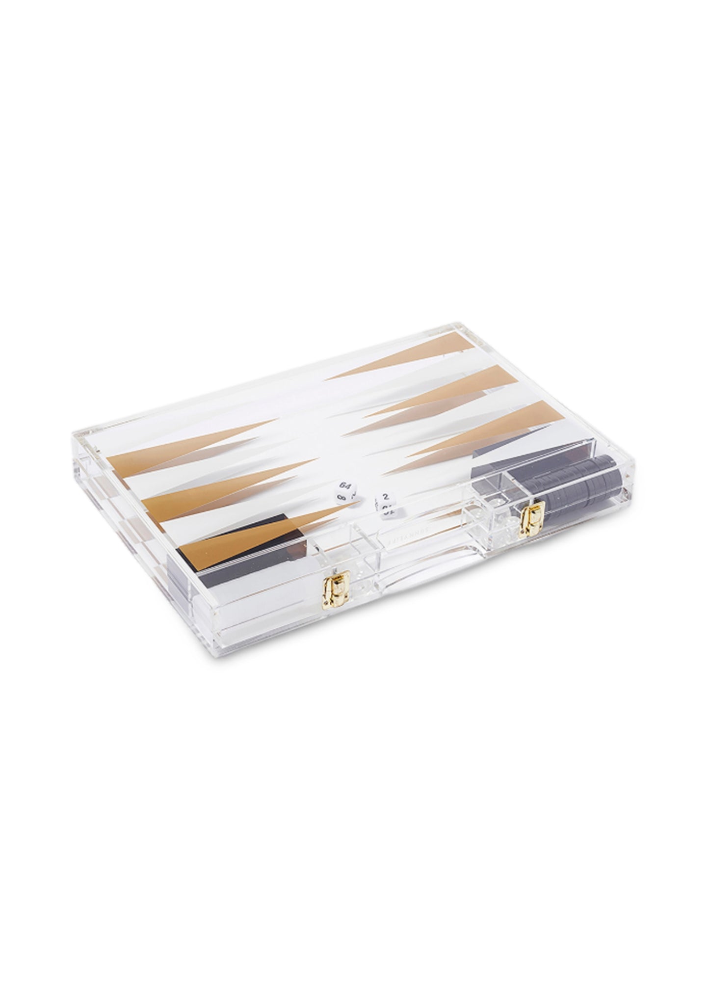 Load image into Gallery viewer, Lucite Backgammon Whiskey Noir - ONE SIZE - Beach Toy
