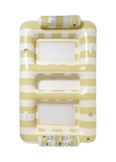 Luxe Twin Hammock Float Casa Sand Stripe - Pool Inflatable