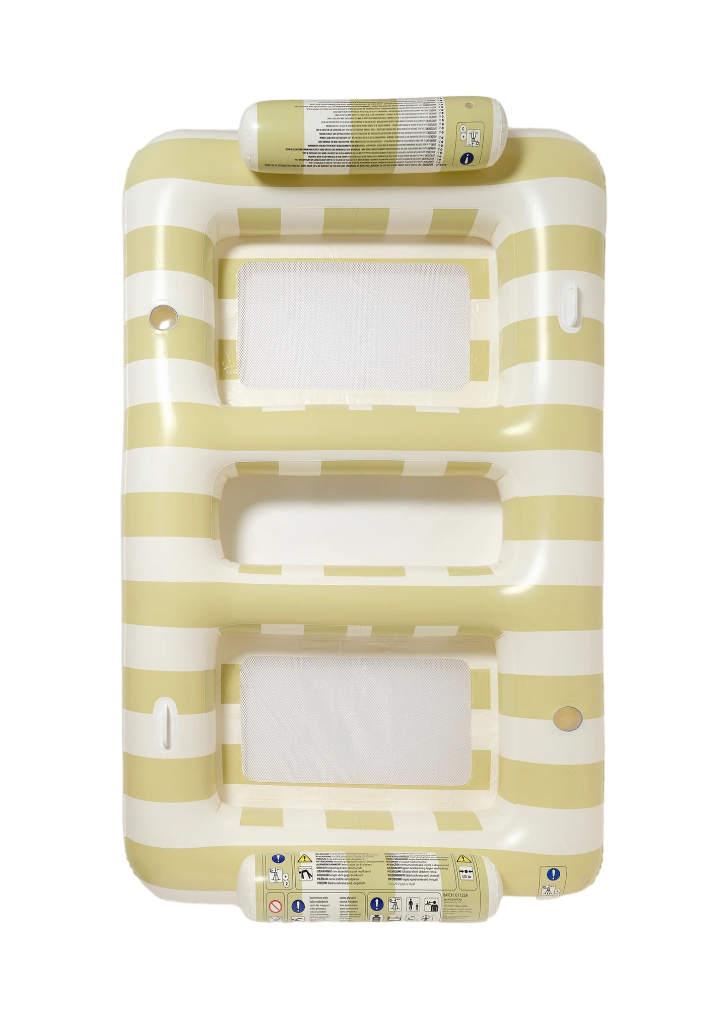 Load image into Gallery viewer, Luxe Twin Hammock Float Casa Sand Stripe - Pool Inflatable
