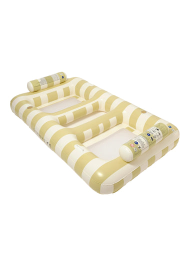 Luxe Twin Hammock Float Casa Sand Stripe - Pool Inflatable