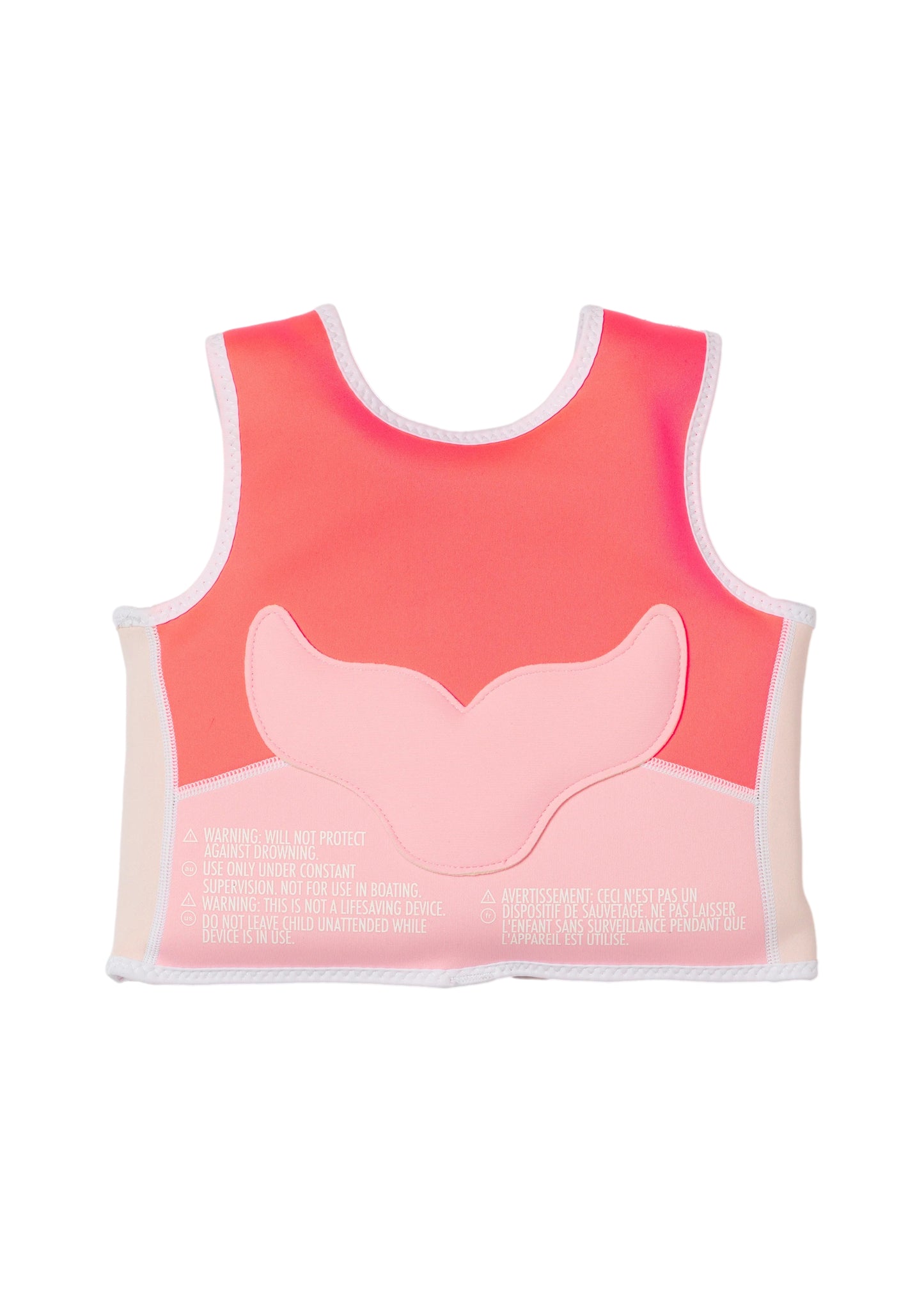 Load image into Gallery viewer, Melody the Mermaid Swim Vest Neon Strawberry - Swim Vest
