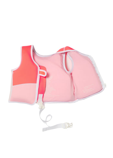 Melody the Mermaid Swim Vest Neon Strawberry - Swim Vest