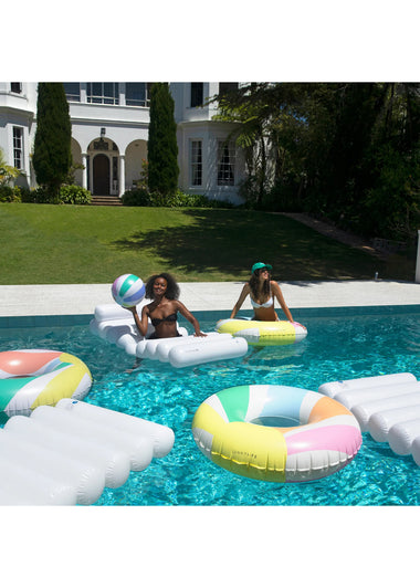 Pool Side Inflatable Beach Ball Pastel Gelato - Beach Toy