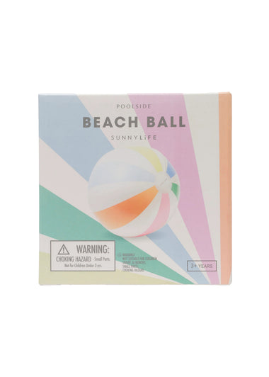 Pool Side Inflatable Beach Ball Pastel Gelato - Beach Toy