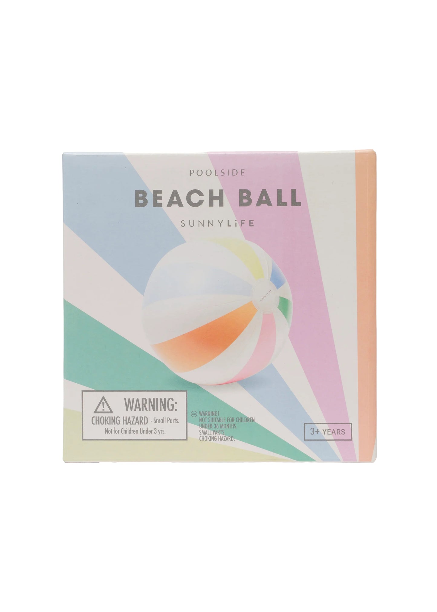 Load image into Gallery viewer, Pool Side Inflatable Beach Ball Pastel Gelato - Beach Toy
