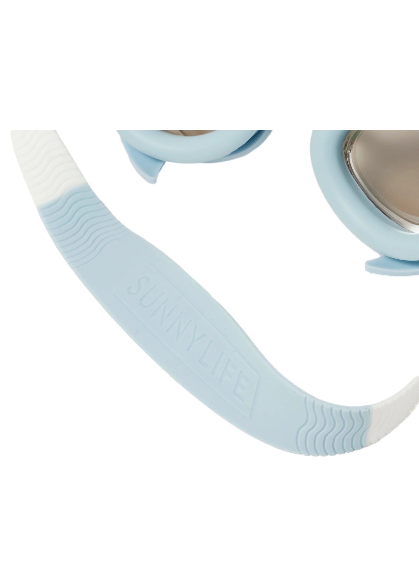 Load image into Gallery viewer, Salty the Shark Mini Swim Goggles Aqua - Goggles
