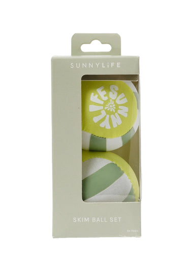 Skim Ball Set Tides Out Citrus - Beach Toy
